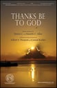 Thanks Be to God SATB choral sheet music cover